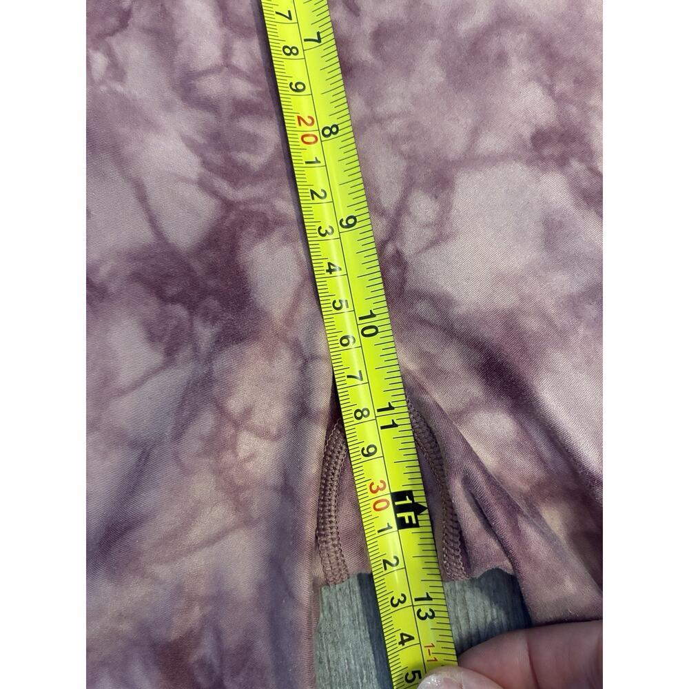 Athleta Salutation Stash Pocket II Pink Tie Dye 7/8 Leggings Size Medium - Picture 11 of 11